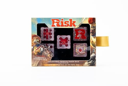 FanRoll Risk 22mm Oversized Dice Set: Offense and Defense Dice