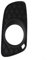 Oceanlend Griglia di ricambio per fendinebbia, in ABS, per fari fendinebbia anteriori, sinistra/destra, compatibile con Smart Fortwo 451 07-14, nero (sinistra)
