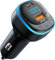 Bluetooth FM Transmitter, Car Adapter USB Bluetooth 5.0 with Type C Fast Charge Port, Wireless Radio Receiver 5V/3.1A, Supports Music Player Handsfree Call U Disk with LED Screen