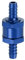 QUARKZMAN 8mm (5/16) Kraftstoff-Rückschlagventil, Einweg-Rückschlagventil, Aluminiumlegierung Steuerzubehör für Benzin, Diesel, Gas, Öl, Luft, Wasser, Blau