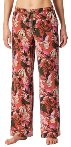 Schiesser Damen Schlafhose Lang Lounge Marleneschnitt Modal - Mix + Relax Pyjamaunterteil (1er Pack)