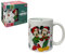 Tazza in ceramica Topolino e Minnie Natale Disney modello mug ciotola da colazione 325 ml per bambini