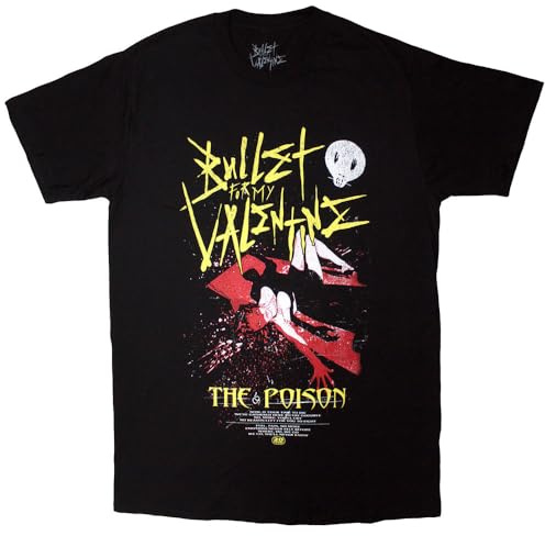 Rock Off officially licensed products Bullet for My Valentine The Poison Cover T Shirt XL Black