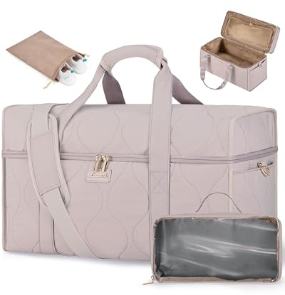 LOVEVOOK Reisetasche Damen, Weekender Handgepäck Tasche Groß Kliniktasche | Große Öffnung Geburt Krankenhaustasche, Wasserdicht Travel Duffle Bag Sporttasche für Flugzeug Reise Sport Gym