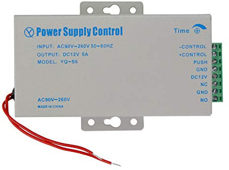 OBO HANDS Mejor Precio de DC12 V 5 A Fuente de Alimentación para Kit de Sistema de Control de Acceso Interruptor Electrónico de Potencia AC90V-260V