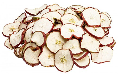 NaDeco Apfelscheiben in Rot, getrocknet, im Beutel mit 250g | Getrocknete Apfelscheiben | Deko-Apfelscheiben | getrocknete Apfelscheiben | Deko-Äpfel | Früchtescheiben | Getrocknete Früchtescheiben