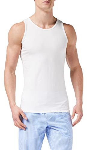 LVB Stretch Cotton Up Canottiera, Uomo, Bianco (Bianco 003), Medium (Taglia produttore:4)