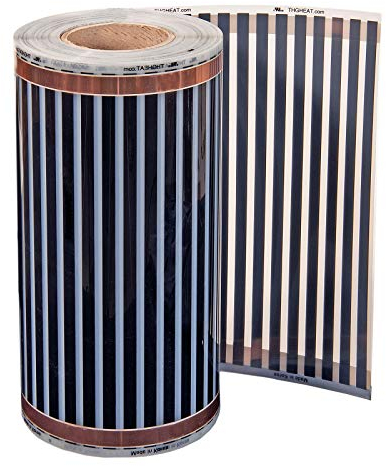 Infrared Heating Foil 24 V 1.5 m x 20 cm Infrared Heating Electric Underfloor Heating