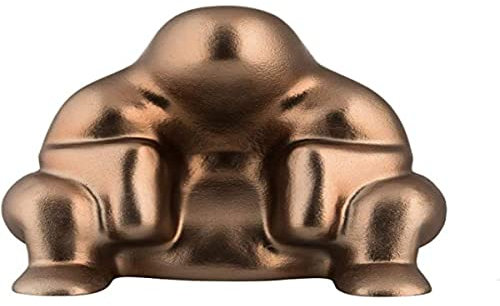 Alessi Dédé PS18 BM - Design Türstopper aus Thermoplastischem Harz Mit PVD Beschichtung, Brown Metal, One Size