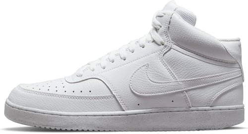 Nike Herren Court Vision Mid Wanderschuh, White, 42 EU
