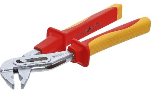 OC-PRO Pince Multiprise Isolée VDE BGS DIN EN 60 900:2012 7 Positions Poignée Anti-Dérapante 250 mm Garantie Limitée