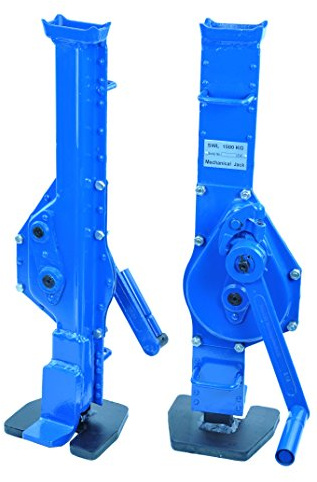Pro-Lift-Werkzeuge Stahlwinde 1,5t Stockwinde mit Ratschen-Kurbel Fußhöhe 30mm Low Steel Jack Handwinde Winde 1500kg
