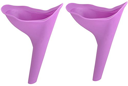 Kitabetty Weibliches Uriniergerät, wiederverwendbares Urinal-Pee-Trichter-Outdoor-Reisezubehör von Lady Portable aus Silikon, Natursekt für Frauen im Stehen, Leichtbau für Outdoor-Aktivitäten