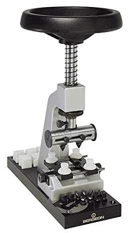 BERGEON Presstock 5700-Z mit Handrad, zum Öffnen und Schliessen wasserdichter Uhrgehäuse