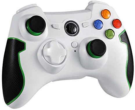 DroiX eSMX ESM-9013 Bianco 2.4G USB Wireless Gamepad per PC, Linux, PS3, Android per il gioco [ESMX-9013-VG_C254]