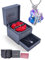 IMMORROSA Ewige Rose mit Kristall Schmetterling Halskette, Konservierte Rose Box mit Halskette, Geschenk mit Verpackung, Geburtstagsgeschenk für Frauen, Mama, Valentinstag, Geburtstag, Weihnachten