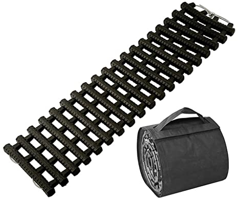 ZONOBI Traktionsbretter für Pkw-Fahrzeugreifen Tragbare Bergungs-Traktionsschienen mit Tragetasche Notfall-Reifengeräte für Schnee, EIS, Schlamm (Size : 60 * 21cm/24 * 8.3inch)