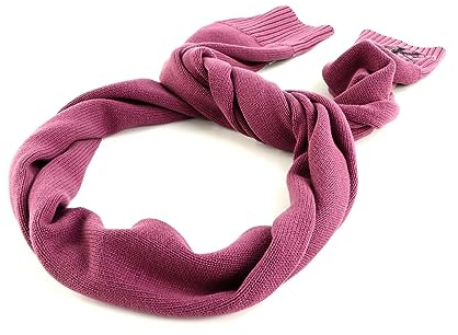 Calvin Klein Monologo Embroidery Knit Scarf Amaranth