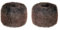 Futrzane Siberian Manschetten - Pulswärmer Damen Fell - Pelz Stulpen Armstulpen (Braun Siberian)