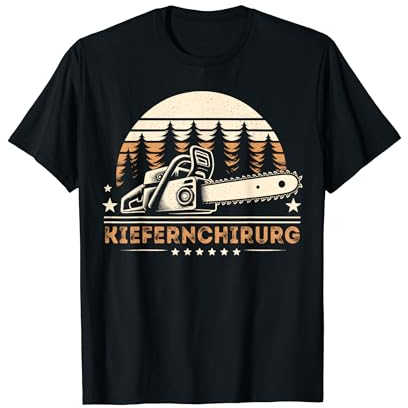 kiefernchirurg: Holzfäller der Wälder und Bäume - T-Shirt Schwarz Kurzarm Crew-Ausschnitt Frauen Small Herbst 1 Count 0 Pockets
