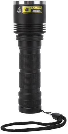 Xcello Linterna LED De 15 W Y 365 NM con Lente óptica De Filtro Negro Y Carcasa De Aleación De Aluminio para Curado Y Detección De Orina De Mascotas