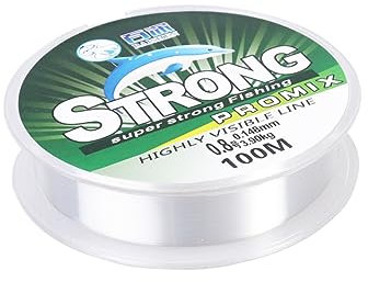 Yardwe Filo da Pesca in Nylon Resistente Allusura da 100 M per La Pesca in Mare Filo Morbido E Liscio
