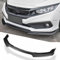 Auto Frontspoiler für Honda Civic 2016-2021, Frontstoßstangenlippenspoiler, Wasserdicht, Verschleißfest, Frontspoiler