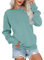 Cindeyar Sweatshirt Damen Pullover Elegant Langarmshirt Rundhals Farbblock Pulli Longsleeve Oberteile Winter Shirt Langarm Tops Sweatshirts Ohne Kapuze