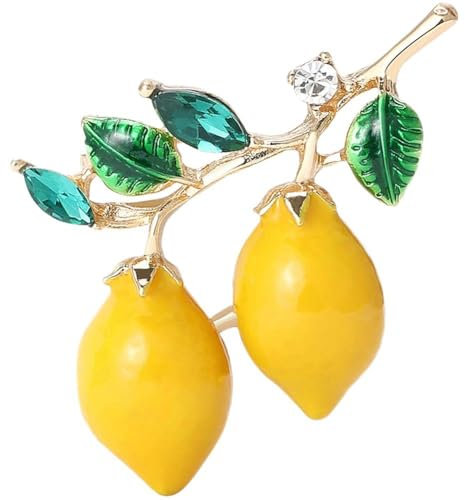 Zitronen-broschen, Unisex, Obstpflanze, Anstecknadel, Zitronen-abzeichen, Anstecknadel, Lässige Party-accessoires, Schmuck Für Männer Und Frauen