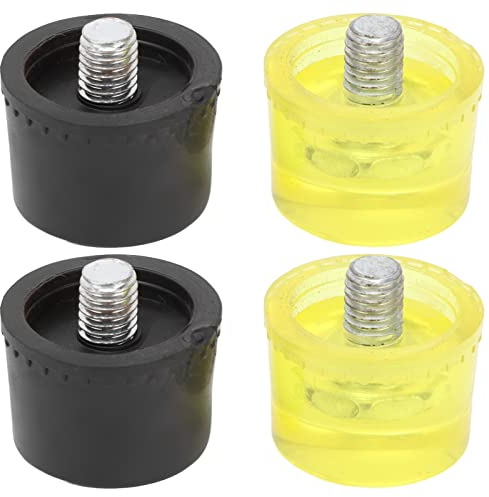 Gummihammer Für Die Installation Ersatzspitzen-Set Gummi-Schlagkopfhammer-Zubehör Mit Φ40mm Gummihammer Für Heimwerker Und Professionelle Arbeiten (Φ40mm)
