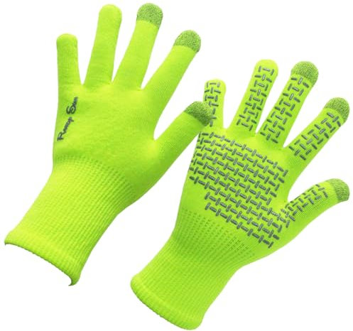 RANDY SUN wasserdichte Handschuhe, Touchscreen, Kaltfest, Winddicht, Anti-Rutsch, Bequem, Verschleißfest, Atmungsaktiv, Herren und Frauen Kletterhandschuhe, Outdoor Sport, Fahrräder, Angeln, Garten
