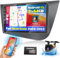 [2+64G] Android Autoradio für Seat Leon 2 mk2 2005-2012 mit Drahtlosem Carplay Android Auto, 9 Zoll Bildschirm Autoradio Bluetooth/WiFi/GPS/Rückfahrkamera/FM/RDS/SWC