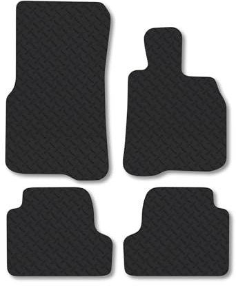 BMW 4 Series (2013-2020) [F32] [Coupe] Heavy Duty Thick Rubber Car Mats Accessories Tailored Fit Front Rear Set Compatible Accessory Waterproof Durable Non-Slip 5mm Full Coverage Protection