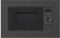 Cookology CBM20LBK Built-in Integrated Microwave Oven in Black - 20 Litre Capacity - 25.5cm Turntable - 800W Power - 5 Power Levels - 8 Auto Cooking Programs - Defrost Function - Child Lock