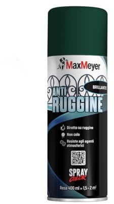 MAXMEYER Spray Antiruggine Brillante R6005 Verde 0.400 L