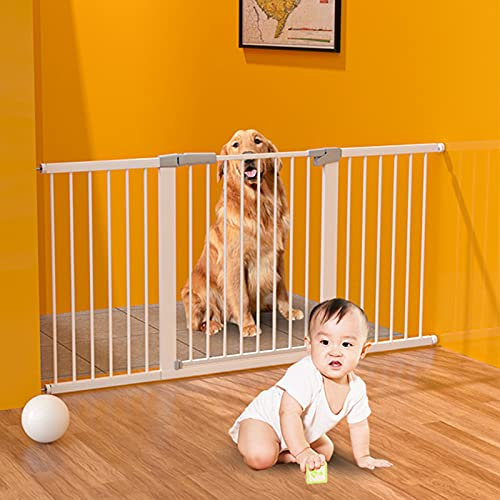 Safety Gates Haustier-Laufgitter, Treppenschutzgitter für Türen und Treppen mit automatischer Schließfunktion und Verlängerungen, ideal für die Küche
