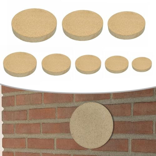 Einfach zu formender Vermiculit-Schamottstein für Holzöfen und Pizzaöfen (200 x 50 mm)