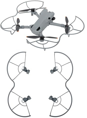 OURHZTB Propellerschutz für DJI Mini 5 Pro Drohne, Schnellverschluss Propellerschutz Anti-Kollisions-Stoßfänger-Schutzringe Propeller-Paddelschutz Zubehör