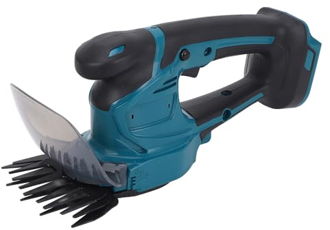 Asixxsix -Heckenschere, 150 W, 18 V, Batteriebetrieben, Elektrischer Strauchschneider, Grasschere, 10,9 cm Schnittbreite, 8 Mm Schnittkapazität, 2500 U/min, Hand-Heckenschere