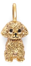 SINGULARU Charm Pudel vergoldet Damenschmuck