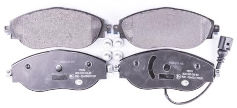 HELLA 8DB 355 015-921 Bremsbeläge - mit Warnkontakt - T2074 | Kompatibel mit: SEAT ALHAMBRA, ALHAMBRA VAN, VW CC B7, GOLF VII, GOLF VII Variant, PASSAT B7, PASSAT B7 Variant, PASSAT B8
