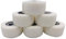 PintoMed Selbstklebender Finger Verband, Gedehnt – 6 x Weiß - 2,5cm x 4,5m - Kohäsive Bandagen Rollen, Haftbandage, Fixierbinde selbsthaftend, Sport Tape, Handgelenk, Bein, Arm, Vet Wrap