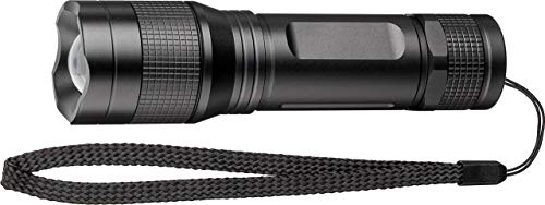 goobay 44560 LED Taschenlampe High Bright 300 ideal für Freizeit, Sport, Camping, Angeln, Jagd und Pannenhilfe, 300 Lumen, Leuchtweite bis 150m