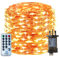 RcStarry Fairy Lights Plug in, 30M 300LED Copper Wire Fairy Lights Warm White, 99ft LED Fairy String Lights Mains Powered with Remote, Timer, 8 Modes, Memory, Waterproof for Indoor Outdoor Decor