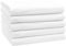 ZOLLNER 5er Set Duschtücher, Badehandtücher, 70x140 cm, Baumwolle, weiß