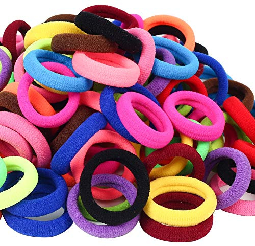 Baby Hair Ties, Elastic Hair Bands for Girls Kids, Toddler Ponytail Holders