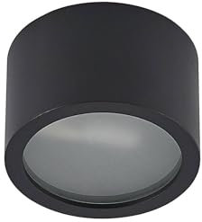 Arcchio Downlights Nieva (Modern) in Schwarz aus Aluminium (1 flammig, G9) - Deckenleuchte Deckenlampe Einbauleuchte Flurleuchte