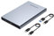 GRAUGEAR USB Type-C Aluminium Festplattengehäuse für 2,5 Zoll SATA SSD/HDD - Blitzschnelle 6 Gbit/s SATA I II III USB 3.2 Übertragung, USAP, inkl. USB-C Kabel