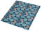 1buy3 Jersey Stoff gemustert zum nähen | 92% Baumwolle, 8% Elasthan | Kinderstoff | Baumwolljersey | Muster: Pflanzen Pastellfarben | 100cm x 160cm | Grundpreis je m² = €9,99