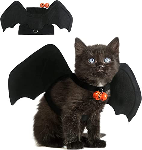 DERAYEE Halloween Kostüm Hund,Halloween Haustier Kostüm,Haustier Fledermaus Kostüm für Hunde,Katzen